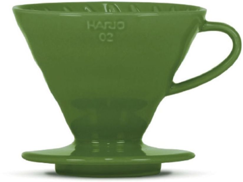 Hario V60 Ceramic Dripper Size 02, Dark Green