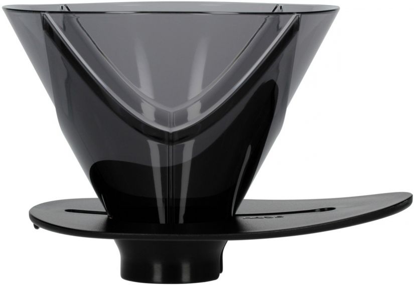 Hario V60 One Pour Dripper Mugen Size 02, Black Plastic