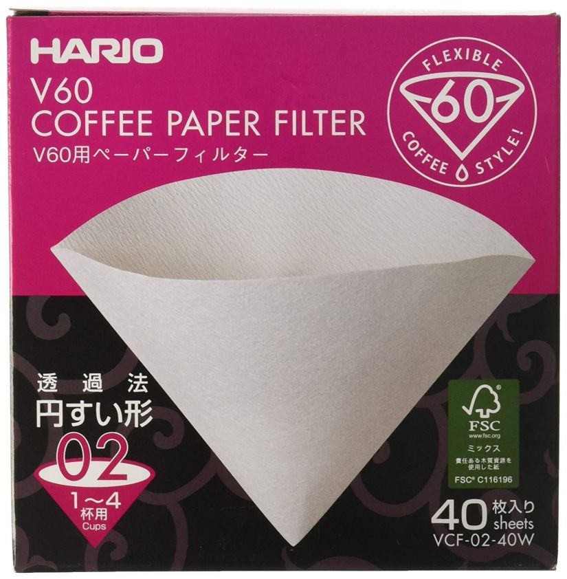 Hario Hario V60 storlek 02 kaffefilter 40 st