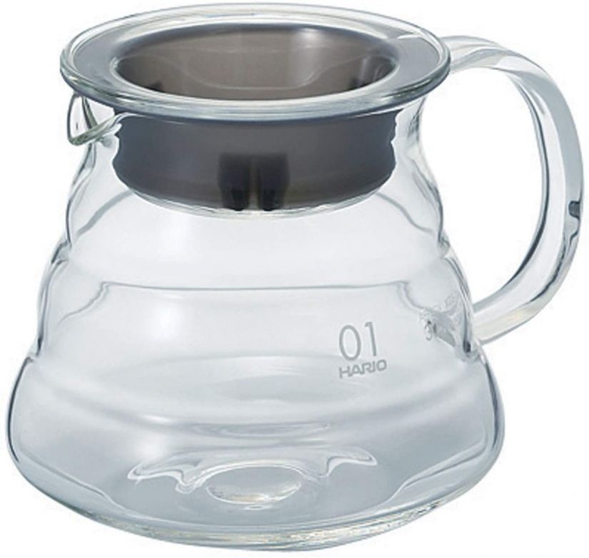 Hario V60 Glass Server kaffekanna storlek 01, 360 ml