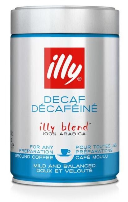 illy Espresso Decaf 250 g koffeinfritt malet kaffe