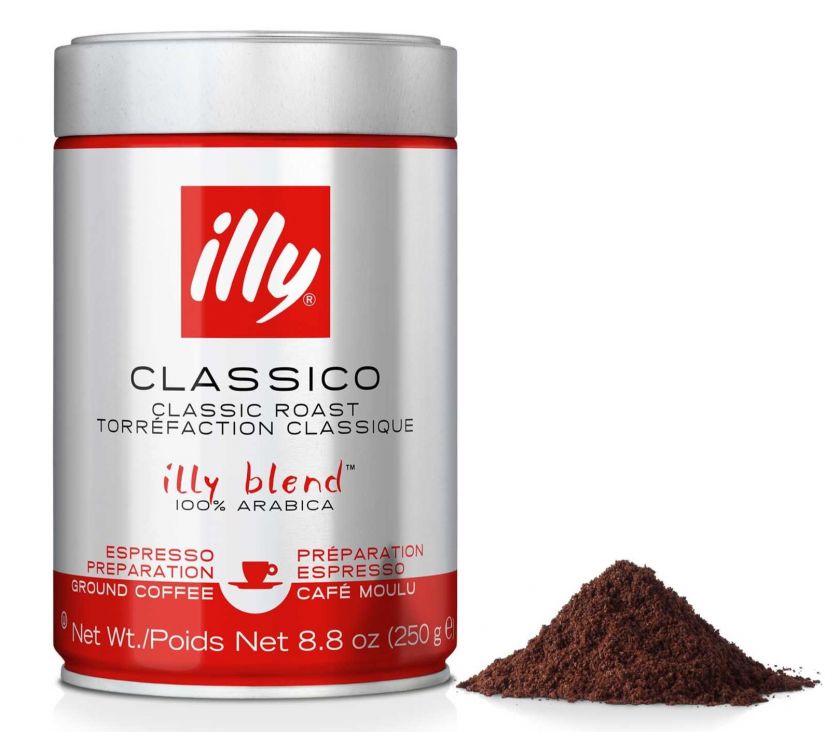 illy Espresso Classico 250 g malet kaffe