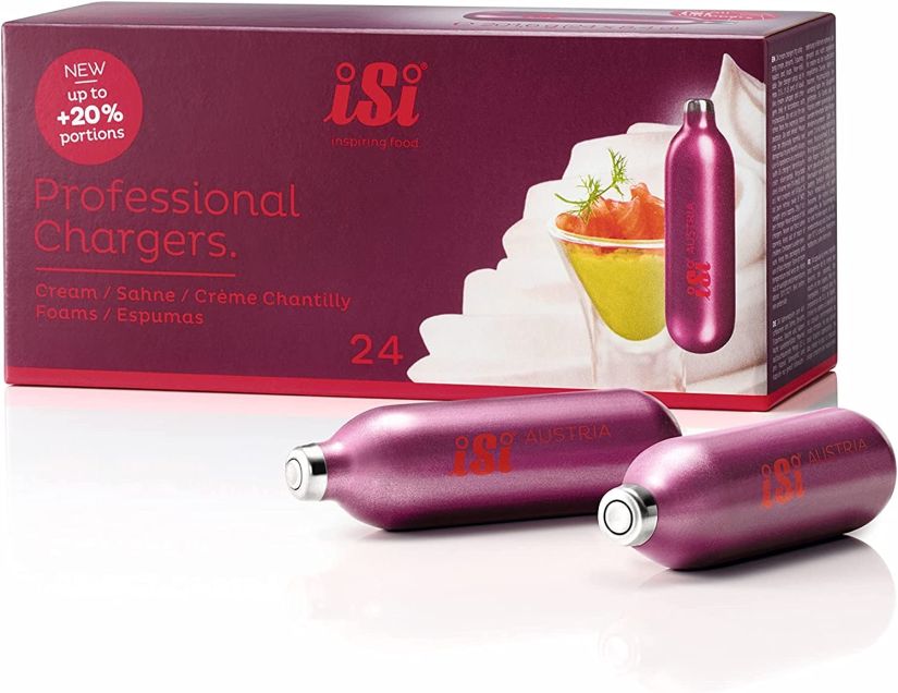 iSi Cream Chargers N2O -patroner för sifon 24 st