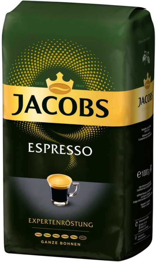 Jacobs Experten Espresso 1 kg kaffebönor