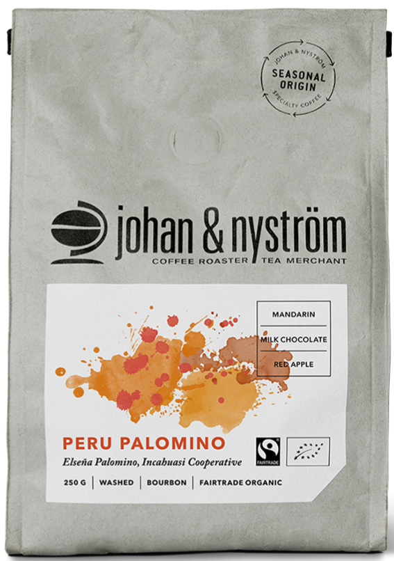 Johan Johan & Nyström Peru Incahuasi Elseña Palomino 250 g kaffebönor