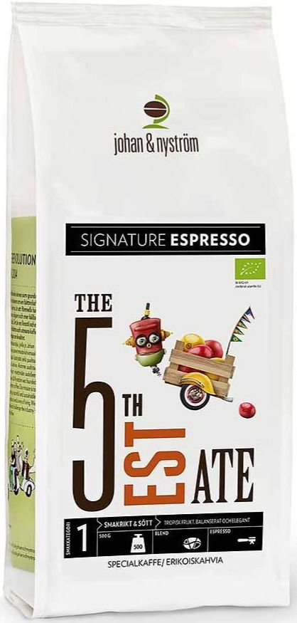 Johan Johan & Nyström The 5th Estate Espresso 500 g kaffebönor