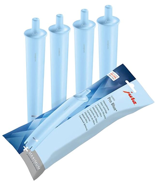 Jura Claris Pro Blue+ vattenfilter, 4-pack