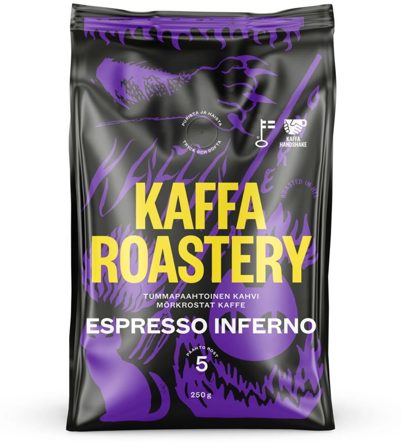 Kaffa Roastery Espresso Inferno 250 g Coffee Beans