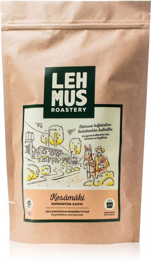 Lehmus Lehmus Roastery Kesämäki koffeinfria kaffebönor 220 g