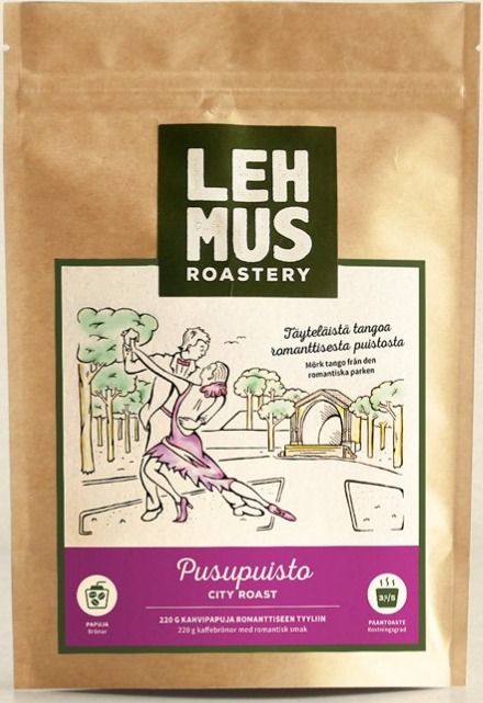 Lehmus Roastery Pusupuisto kaffebönor 220 g