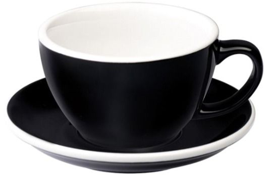 Loveramics Loveramics Egg Black lattekopp 300 ml