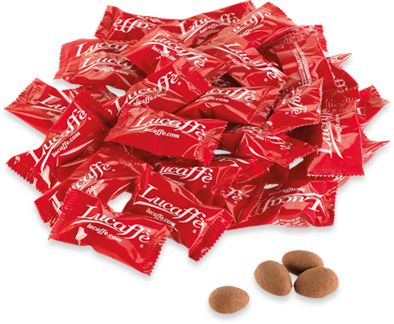 Lucaffé Roasted Chocolate Almonds 900 g