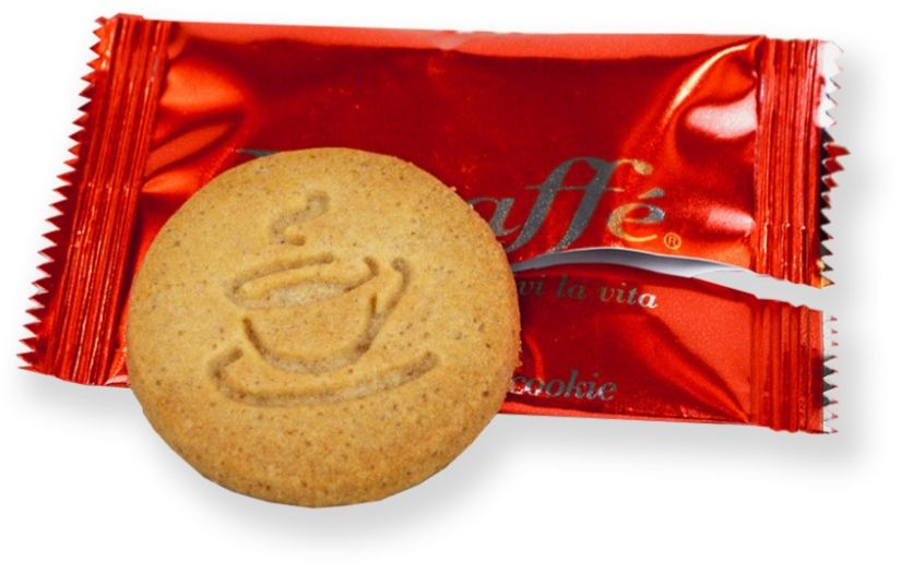 Lucaffé Biscotto-kex enskilt förpackade, 300 st. i låda