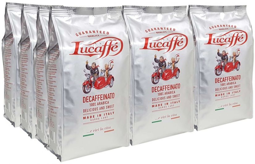 Lucaffé Decaffeinato 15 x 700 g koffeinfria kaffebönor
