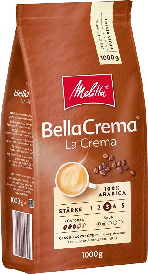 Melitta BellaCrema La Crema 1 kg kaffebönor