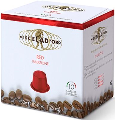 Miscela d'Oro Red Nespresso-kompatibel kaffekapsel 10 st