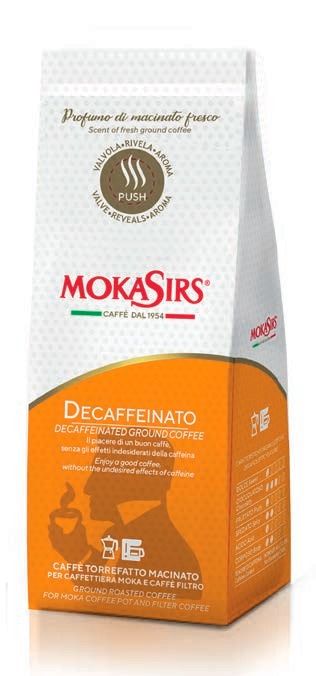 MokaSirs Decaffeinato 180 g Ground Coffee