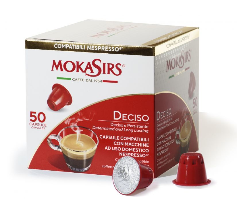MokaSirs Deciso Nespresso-kompatibel kaffekapsel 50 st.