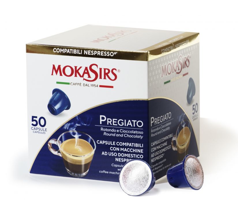 MokaSirs Pregiato Nespresso-kompatibel kaffekapsel 50 st.