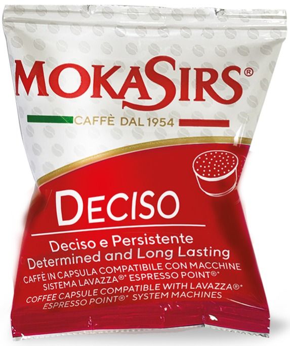 MokaSirs Deciso Lavazza Espresso Point espressokapslar 100 st.