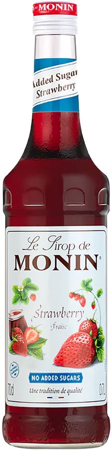 Monin Strawberry smaksirap - utan tillsatt socker 700 ml