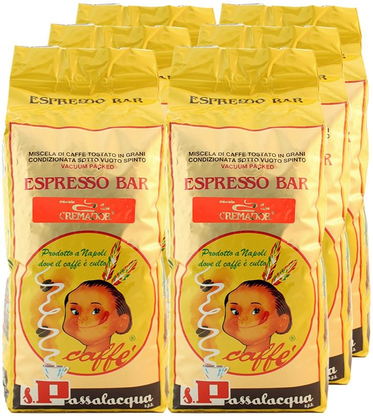 Passalacqua Cremador grossistförpackning 6 kg kaffebönor