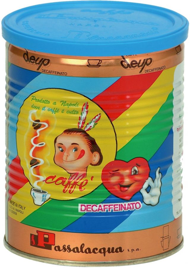 Passalacqua Passalacqua DeUp koffeinfritt 250 g malet kaffe - burk