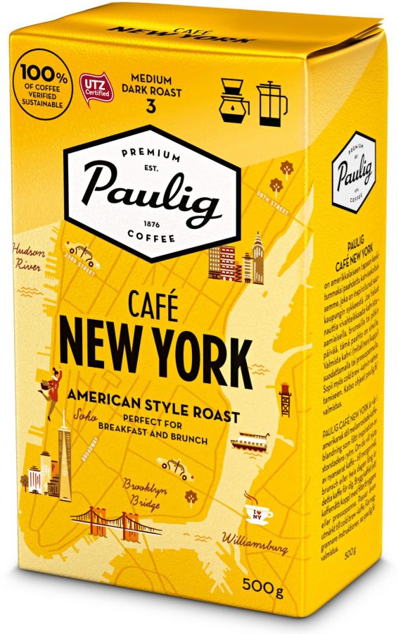 Paulig Café New York 500 g bryggmalet