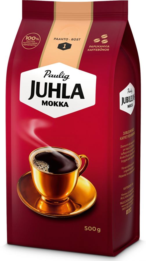 Paulig Jubileums Mocca 500 g kaffebönor
