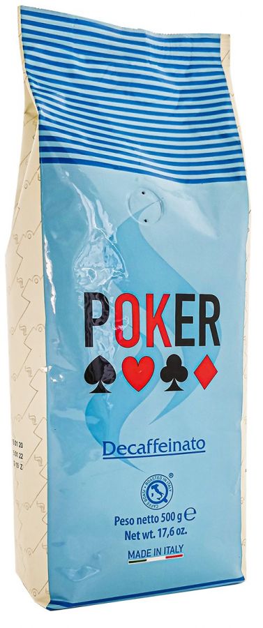 Poker Decaffeinato koffeinfria kaffebönor 500 g