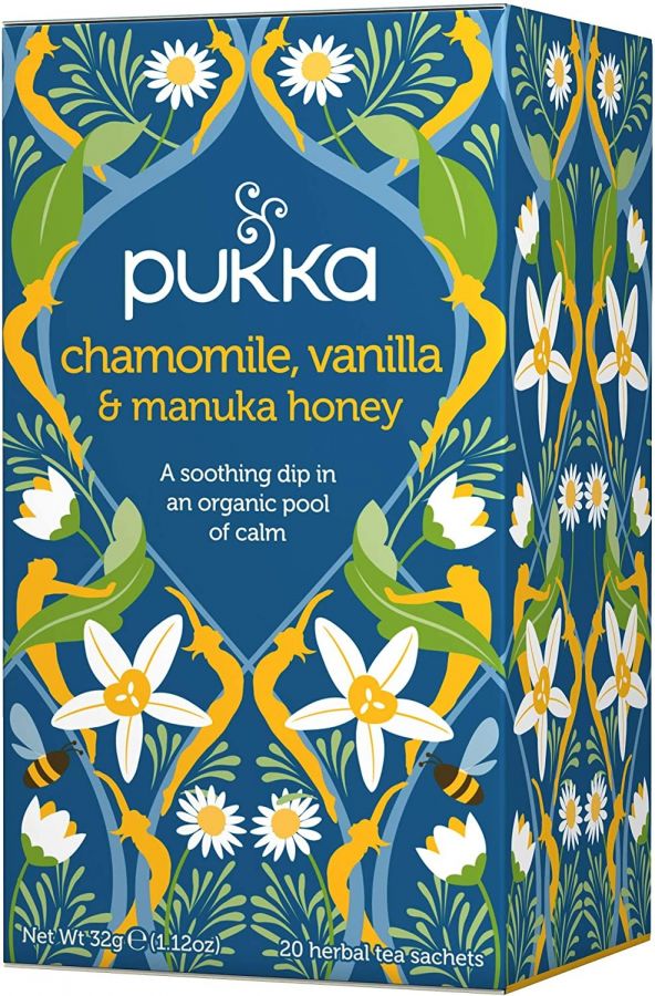 Pukka Organic Chamomile, Vanilla & Manuka Honey 20 tepåsar