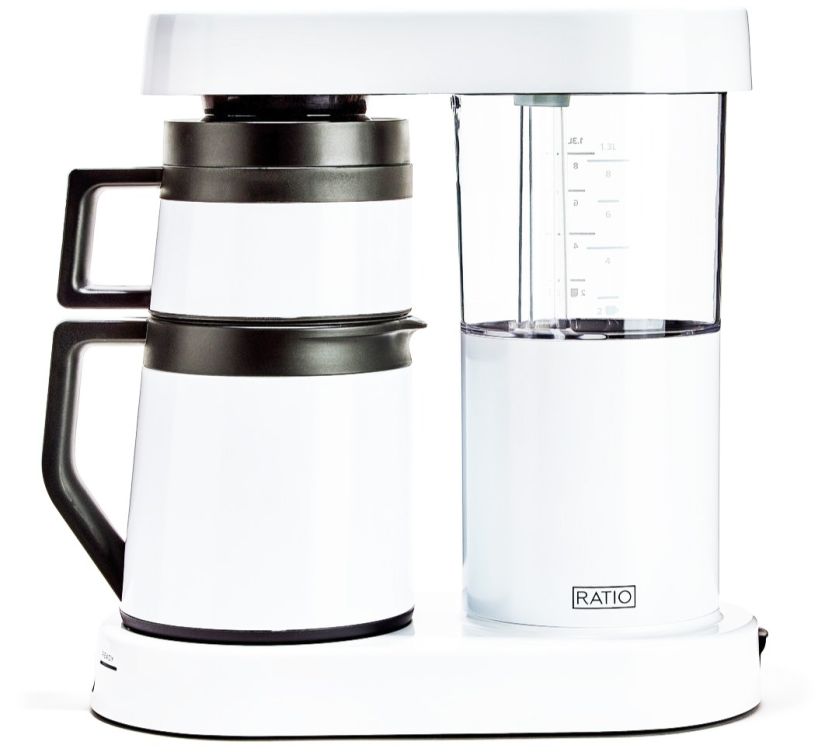 Ratio Six Coffee Maker With Thermal Carafe, White