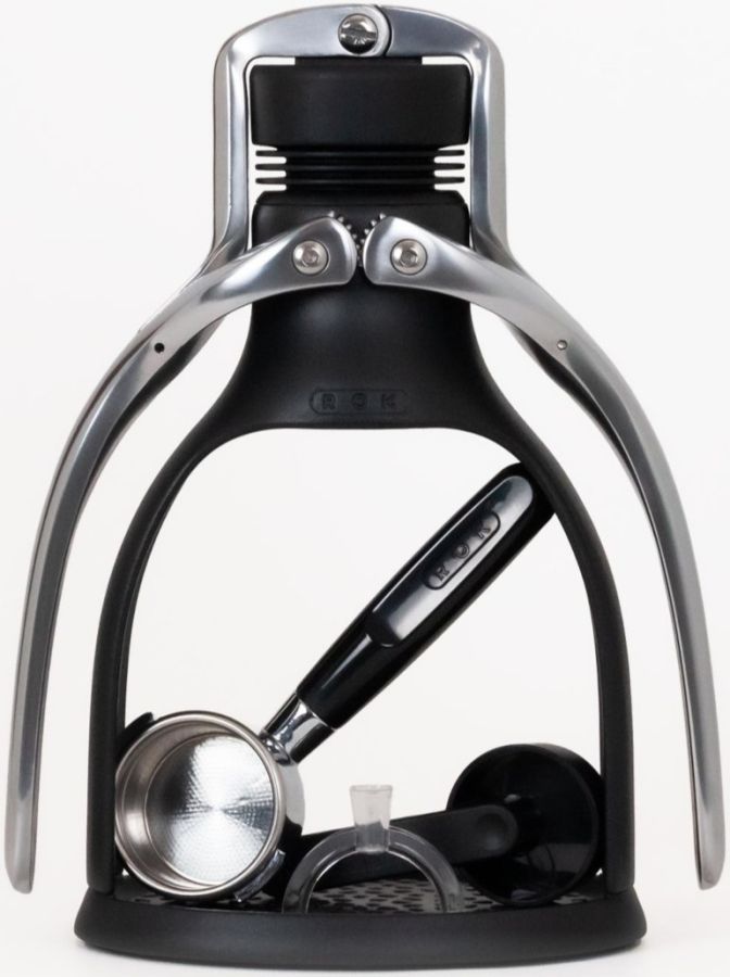 ROK EspressoGC Black manuell espressomaskin