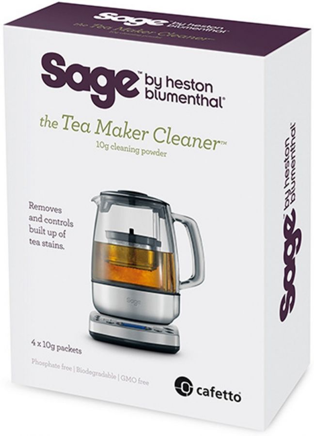 Sage Tea Maker Cleaner rengöringspulver för tekokare, 4 st