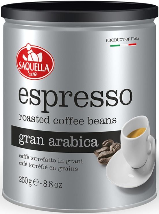 Saquella Espresso Gran Arabica 250 g kaffebönor