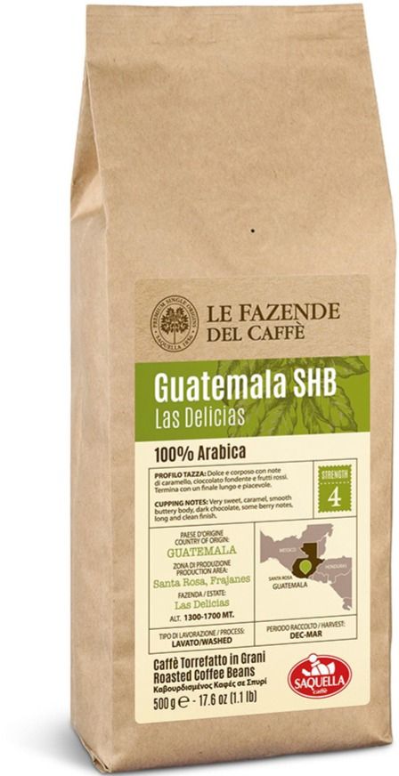 Saquella Guatemala SHB Las Delicias 500 g kaffebönor