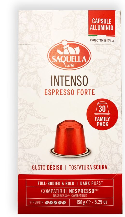 Saquella NEW Intenso Nespresso-kompatibel kaffekapsel 30 st