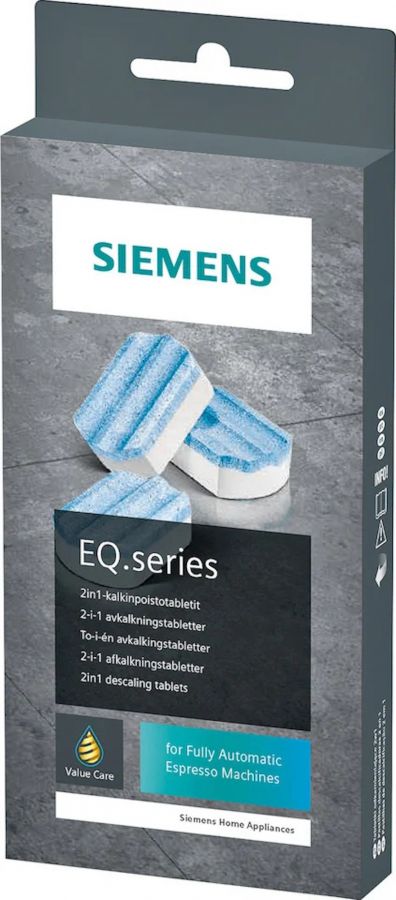 Siemens EQ.series Descaling Tablets for Coffee Machines, 3 pcs