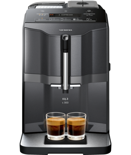 Siemens Siemens EQ.3 Series 300 -kaffeautomat, svart