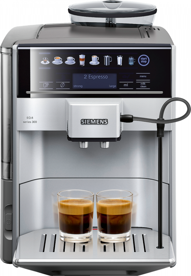 Siemens Siemens EQ.6 Series 300 -kaffeautomat, silver