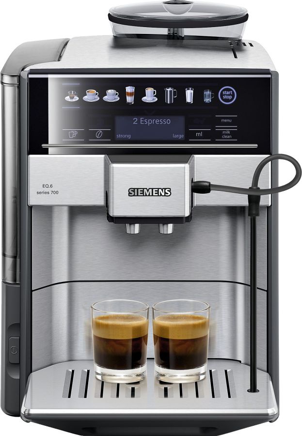 Siemens Siemens EQ.6 Series 700 -kaffeautomat, stål