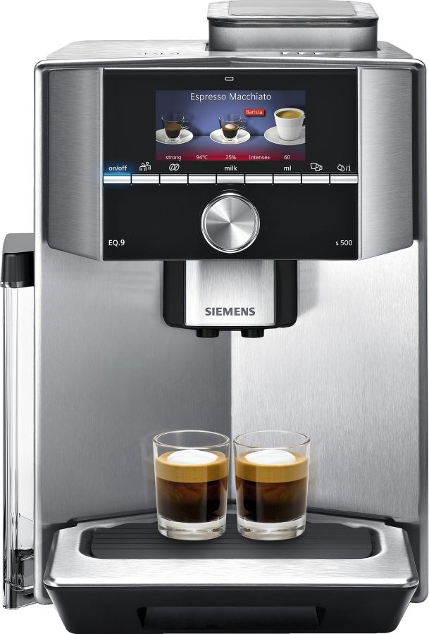 Siemens Siemens EQ.9 Series 500 -kaffeautomat i stål TI905201RW