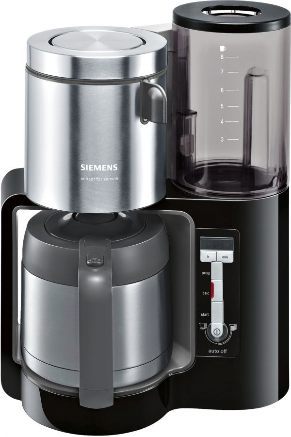 Siemens Sensor For Senses TC86503 8 koppars kaffebryggare med termoskanna