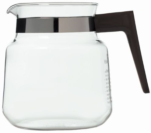 Moccamaster glass jug 1,25 litres for K-series brewers, black