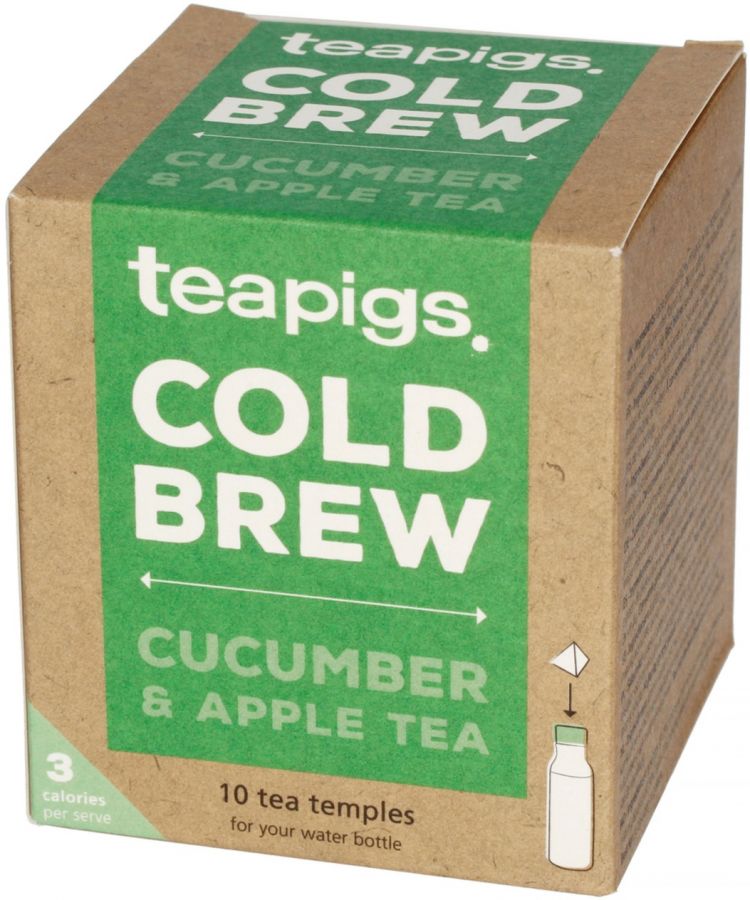 Teapigs Cold Brew Cucumber & Apple, 10 Tea Bags