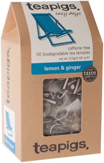 Teapigs Lemon & Ginger Tea 50 tepåsar
