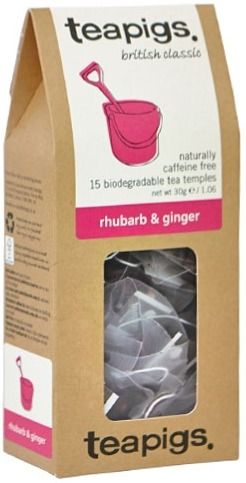 Teapigs Rhubarb & Ginger Tea 15 tepåsar
