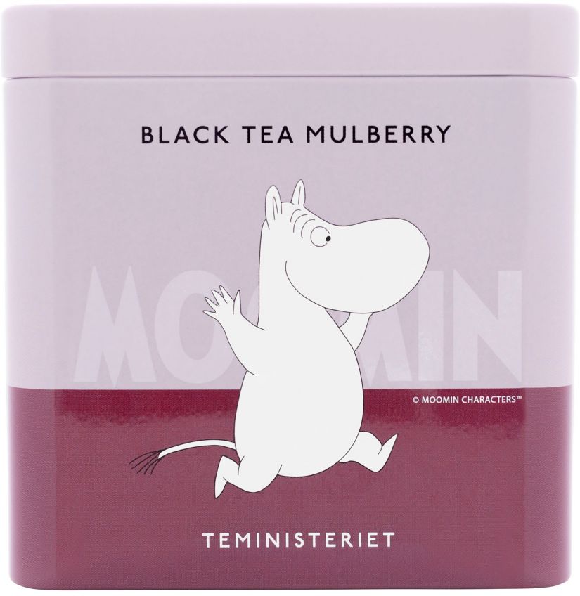 Teministeriet Teministeriet Moomin Black Tea Mulberry löste te 100 g