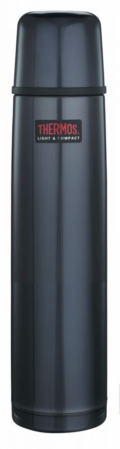 Thermos FBB 1000 ml Vacuum Insulated Bottle, Midnight Blue - Crema