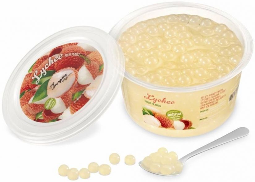 TIFC TIFC Boba Bubble Tea bubbelte-pärlor, Lychee 450 g